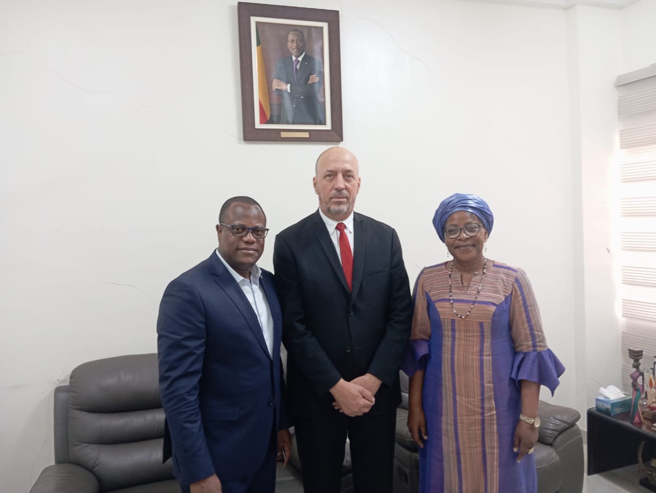 Audience de la MESRS avec SEM l'Ambassadeur de la Tunisie près le Bénin